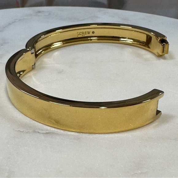J Crew - Goldtoned Hinge Bangle Bracelet - Picture 3 of 15